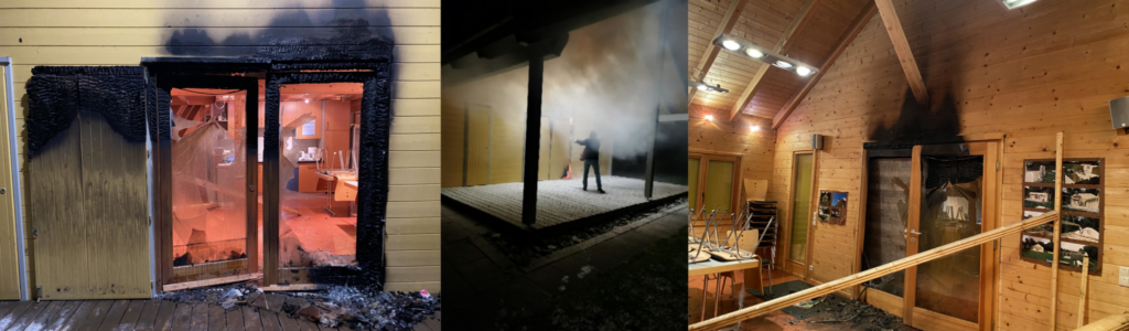 Brand im CVJM Vereinsheim